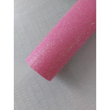 Глиттерный фоамиран 2 мм 20*30 см цв. розовый перламутровый, цена за лист